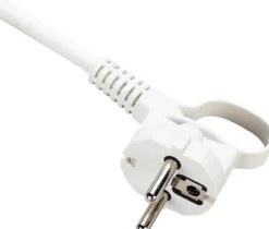 Grenuttag Gelia 6-vägs jordat med brytare, barnsäkert, vit, 3500 W