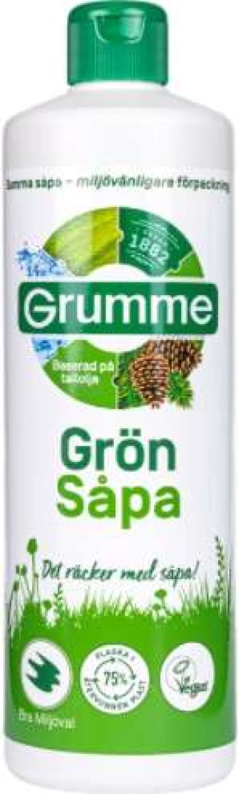 Grönsåpa Grumme Tallolja, allrengöring, 750 ml