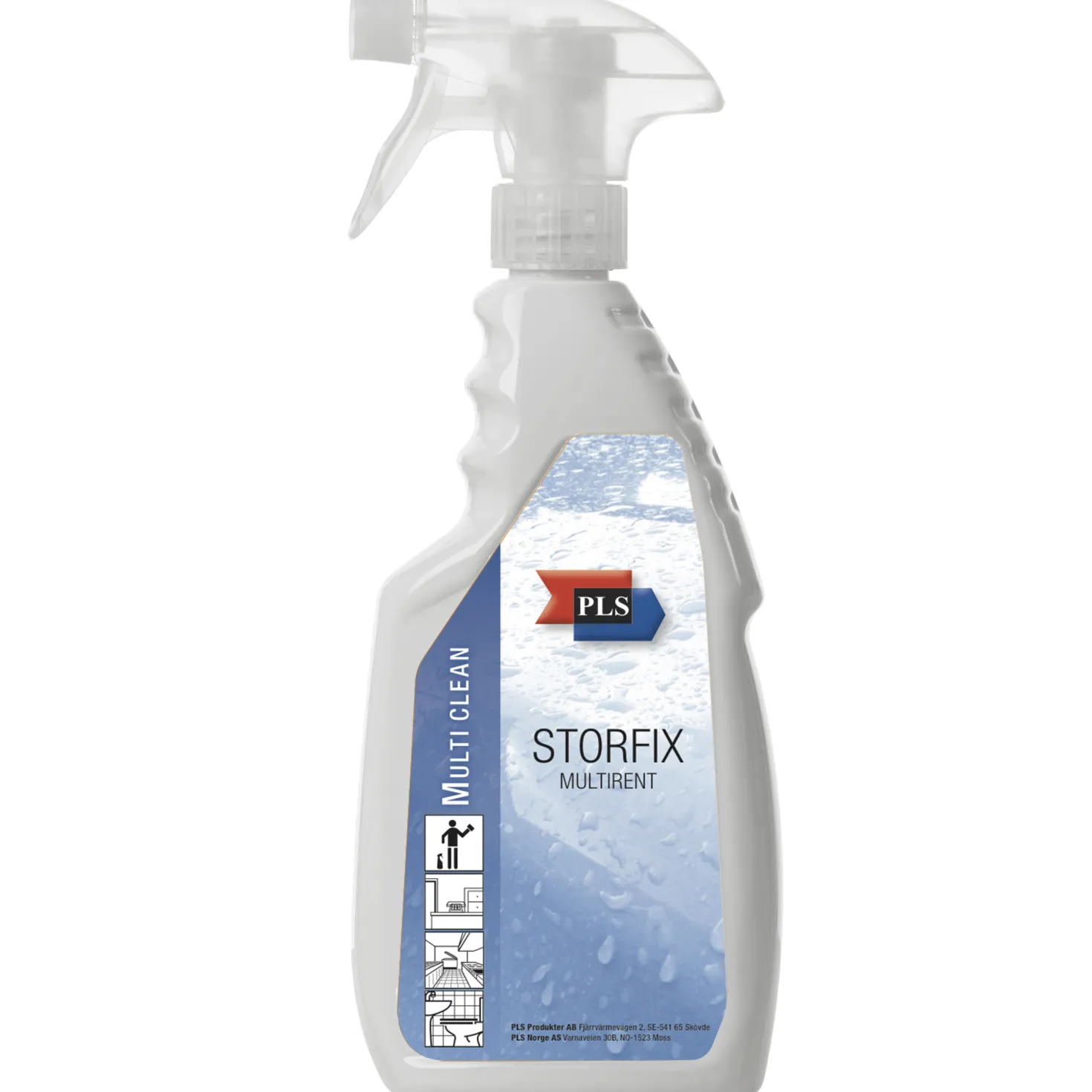 Grovrengöring PLS Storfix Spray, fettlösande, 750 ml