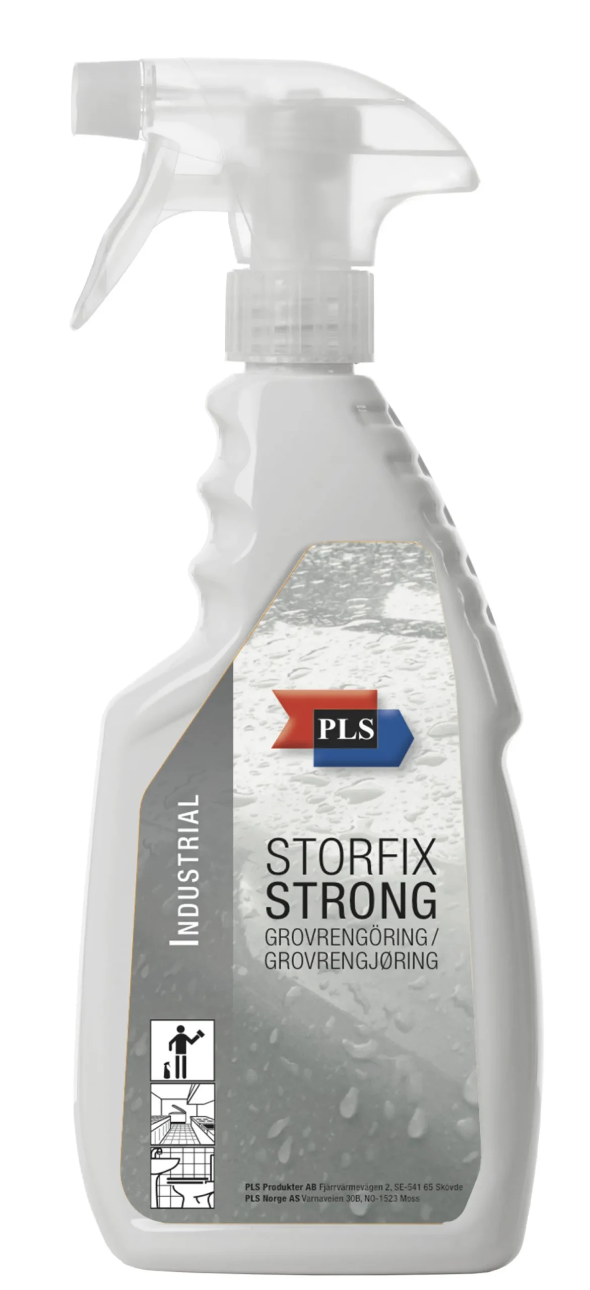 Grovrengöring PLS Storfix Strong Spray, alkalisk, 750 ml