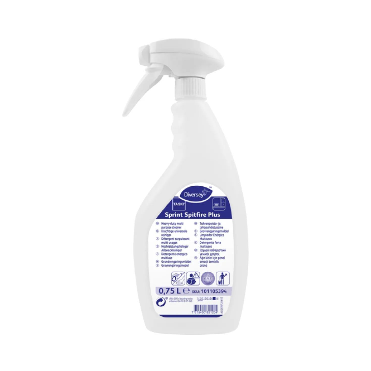Grovrengöring TASKI Sprint Spitfire Plus, alkalisk pH 11, 750 ml