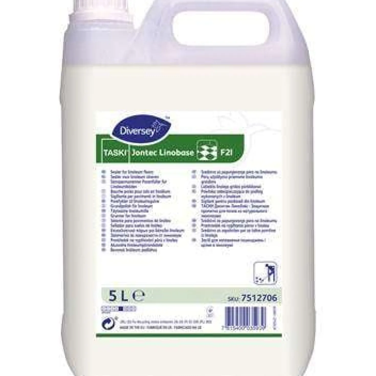 Grundpolish Diversey Jontec Linobase, linoleumgolv, 5 liter