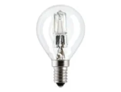 Halogenlampa Alfaflux Klot E14 28W, dimbar, 375 lumen, klar