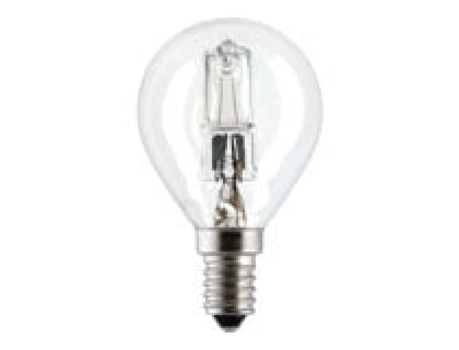 Halogenlampa Alfaflux Klot E14 28W, dimbar, 375 lumen, klar