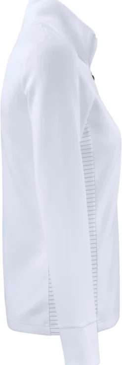 Halvzip damtröja Cutter & Buck Traverse HZ, vit