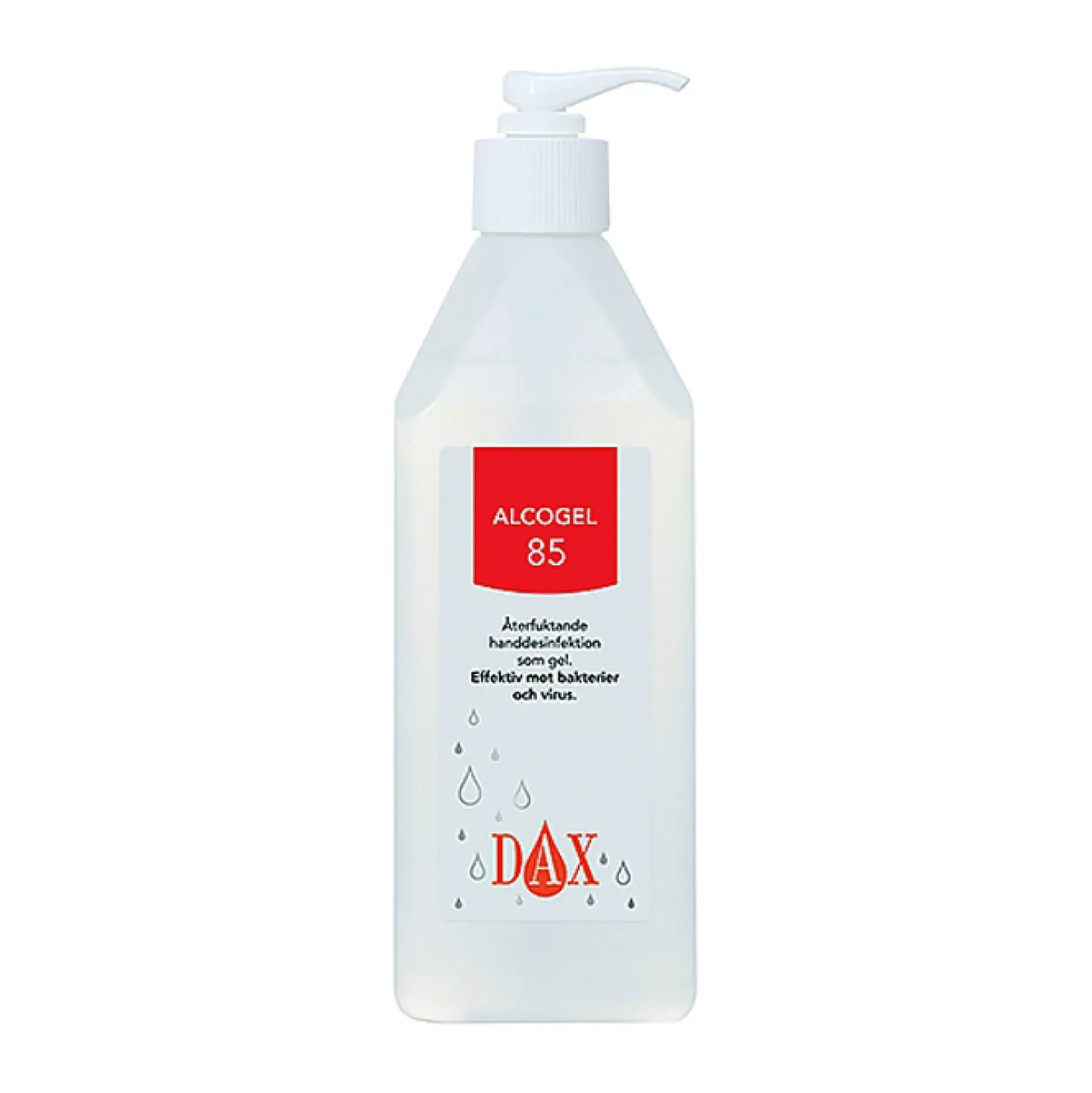 Handdesinfektion Dax Alkogel 85, 600 ml pumpflaska