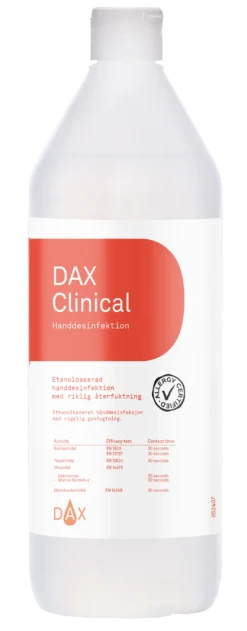Handdesinfektion Dax Clinical, 75% etanol, 1 liter