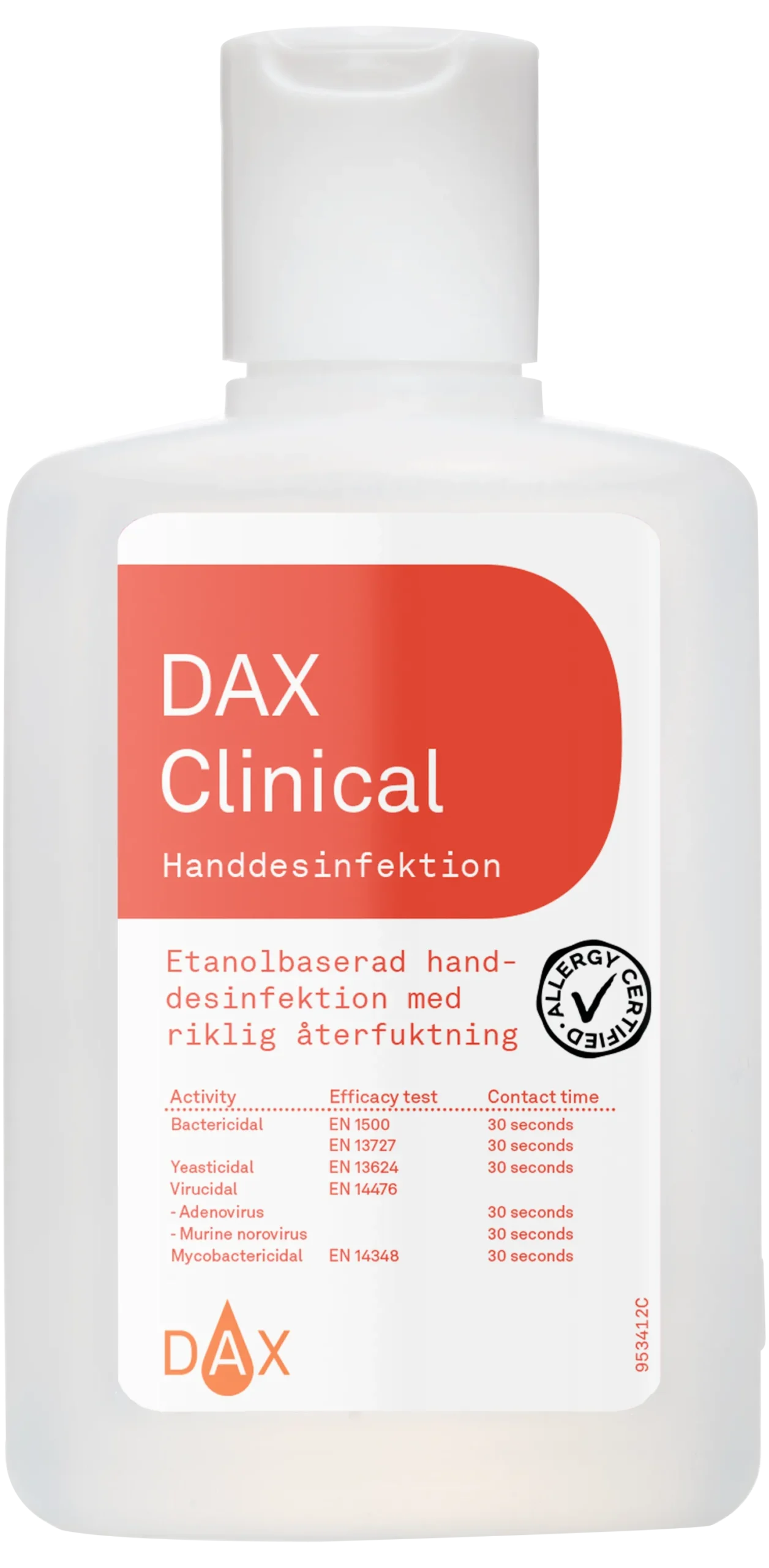 Handdesinfektion Dax Clinical 75%, 150 ml