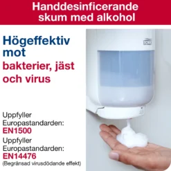 Handdesinfektion Tork S4 Alkoskum, parfymfri, 950 ml