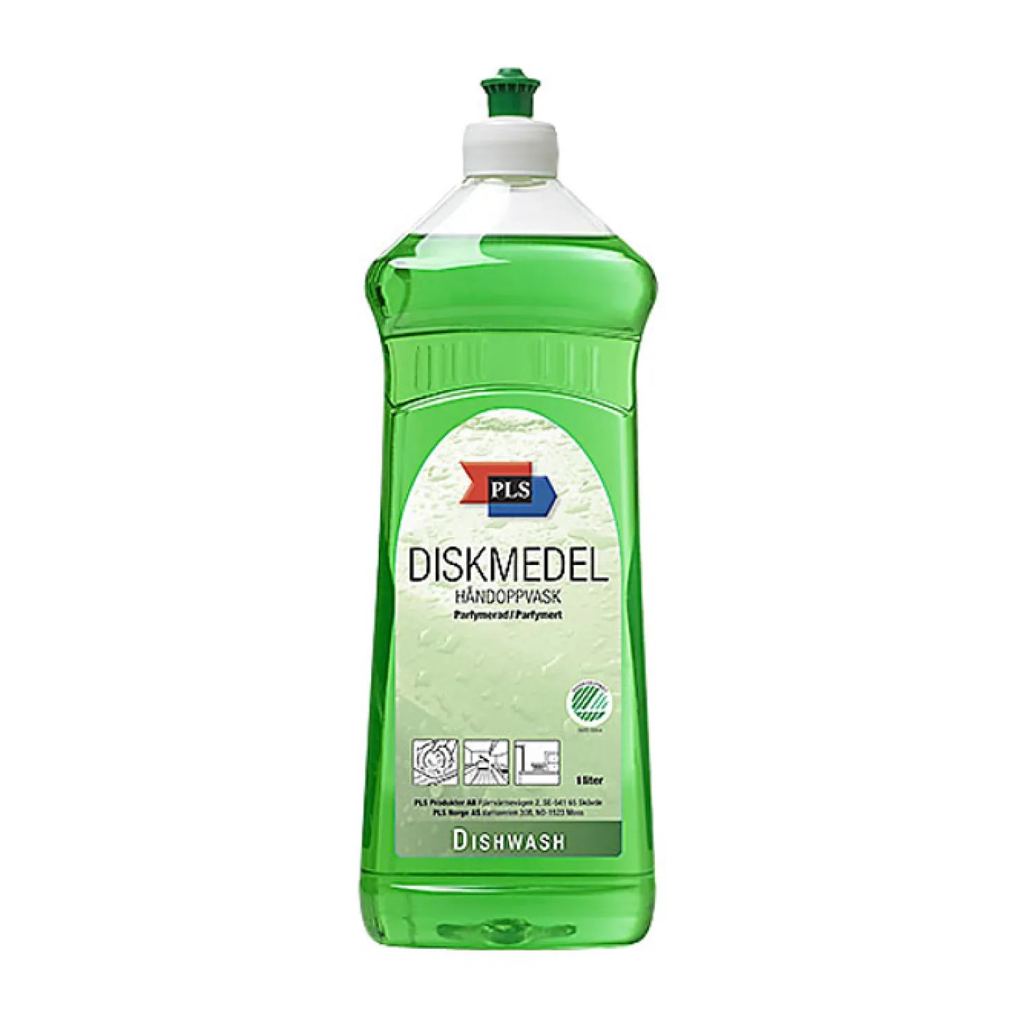 Handdiskmedel PLS, Svanenmärkt, neutral pH, 1 liter
