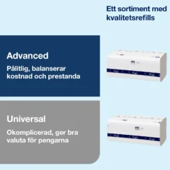 Handduksdispenser Tork H5 PeakServe, svart kapacitet