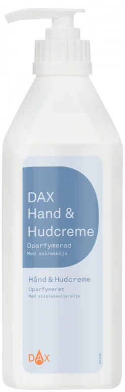 Hand- och hudkräm Dax Oparfymerad, 600 ml