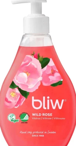 Handtvål Bliw Wild Rose Pump, Svanenmärkt, 300 ml