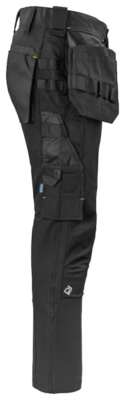 Hantverksbyxa Projob 5551 Stretch, fullstretch, svart