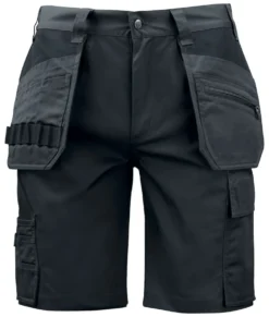 Hantverksshorts Projob 5535, avtagbara hängfickor, svart