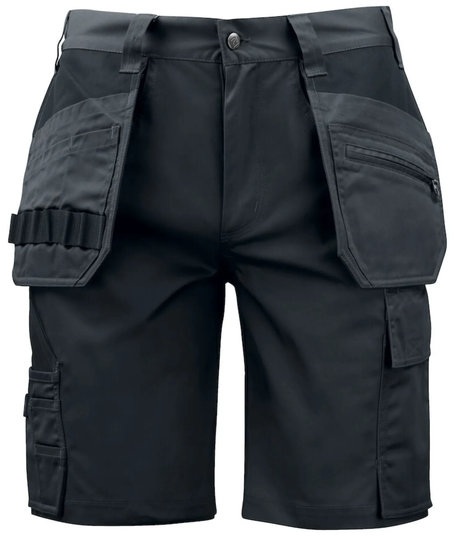 Hantverksshorts Projob 5535, avtagbara hängfickor, svart