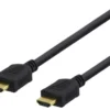 HDMI-kabel Deltaco High-Speed med Ethernet, 4K UHD, 10m, svart