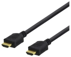 HDMI-kabel Deltaco High-Speed med Ethernet, 4K UHD, 10m, svart