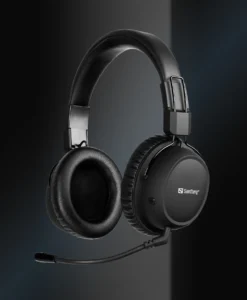 Headset Sandberg Bluetooth ANC FlexMic, svart, trådlöst