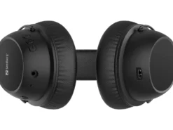 Headset Sandberg Bluetooth ANC FlexMic, svart, trådlöst