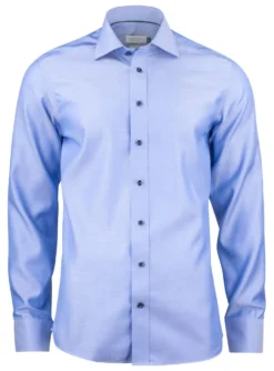 Herrskjorta J.Harvest & Frost Green Bow 01 Slim fit, mellanblå, twill