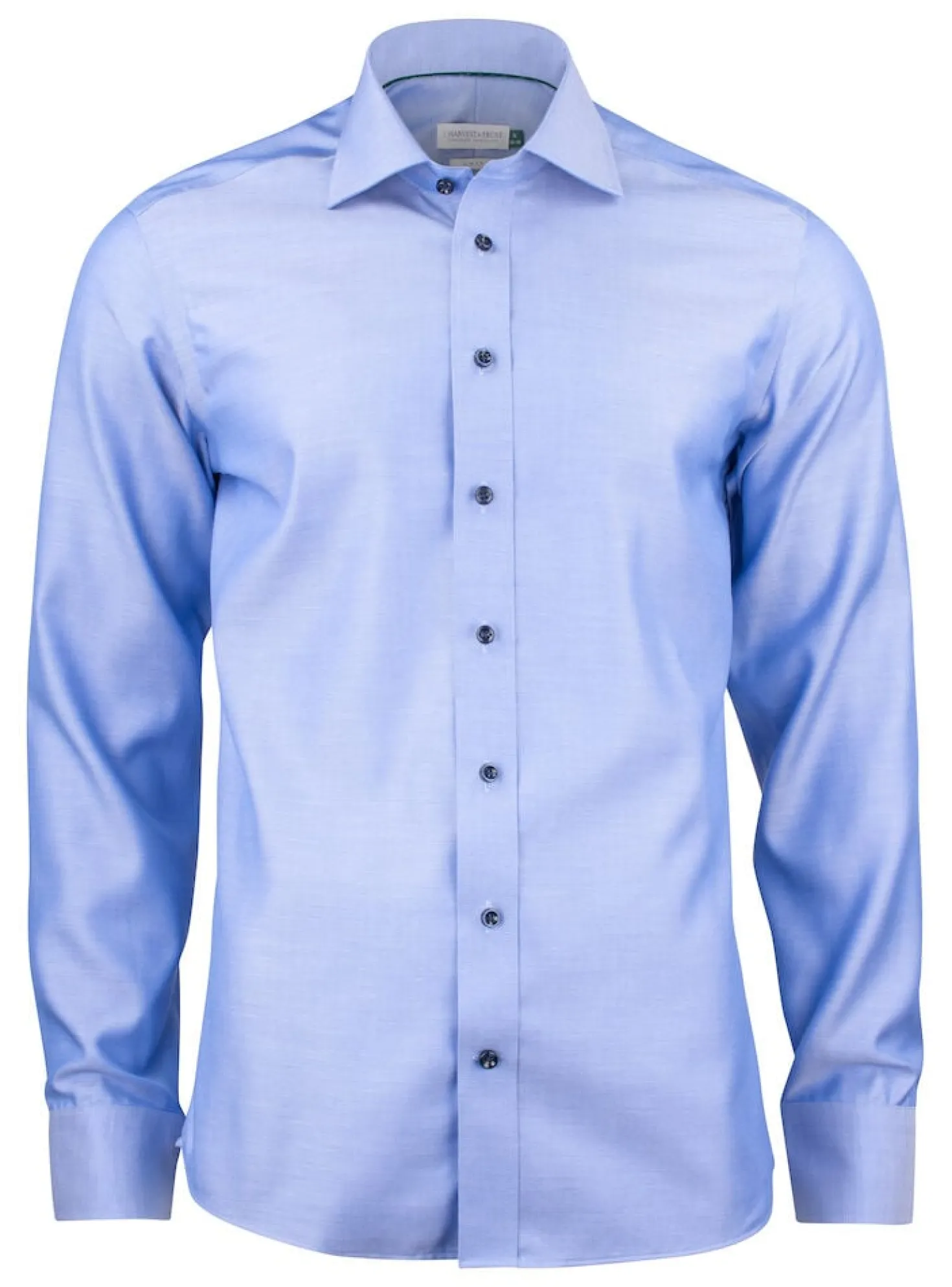 Herrskjorta J.Harvest & Frost Green Bow 01 Slim fit, mellanblå, twill