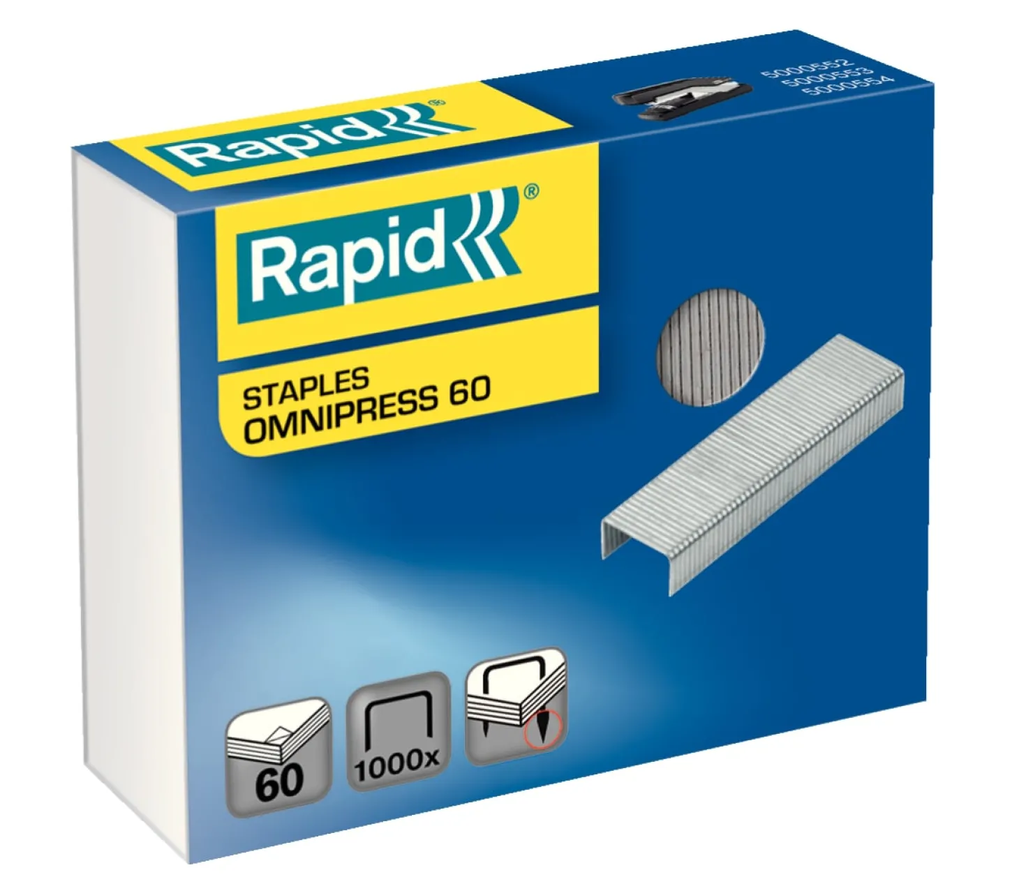 Häftklammer Rapid Omnipress 60, 8,5 mm, 1000 st