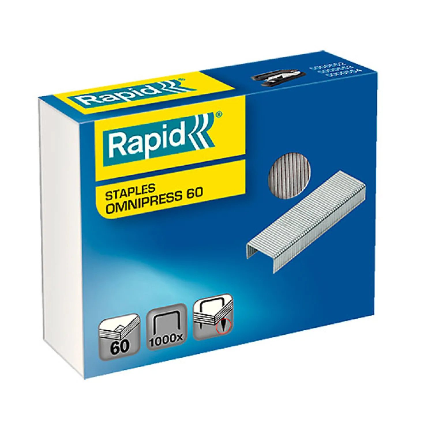 Häftklammer Rapid Omnipress 60, 8,5 mm, 1000 st