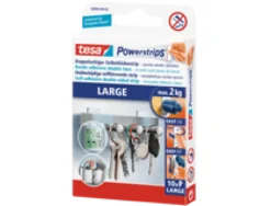 Häftstrips Tesa PowerStrips Large, max 2 kg, 10 st