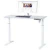 Höj- och sänkbart skrivbord Sun-Flex Easydesk Elite, vit, elektriskt