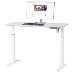 Höj- och sänkbart skrivbord Sun-Flex Easydesk Elite, vit, elektriskt