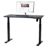 Höj- och sänkbart skrivbord Sun-Flex Easydesk Elite, svart, 120x60 cm