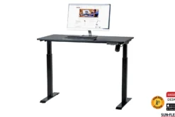 Höj- och sänkbart skrivbord Sun-Flex Easydesk Elite, svart, 120x60 cm