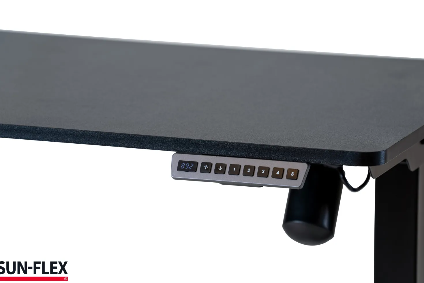Höj- och sänkbart skrivbord Sun-Flex Easydesk Elite, svart, 120x60 cm