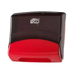 Hållare Industritork Tork W4 Top-Pack Dispenser, svart, röd