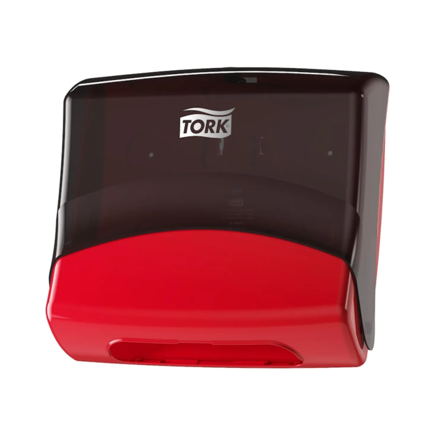 Hållare Industritork Tork W4 Top-Pack Dispenser, svart, röd
