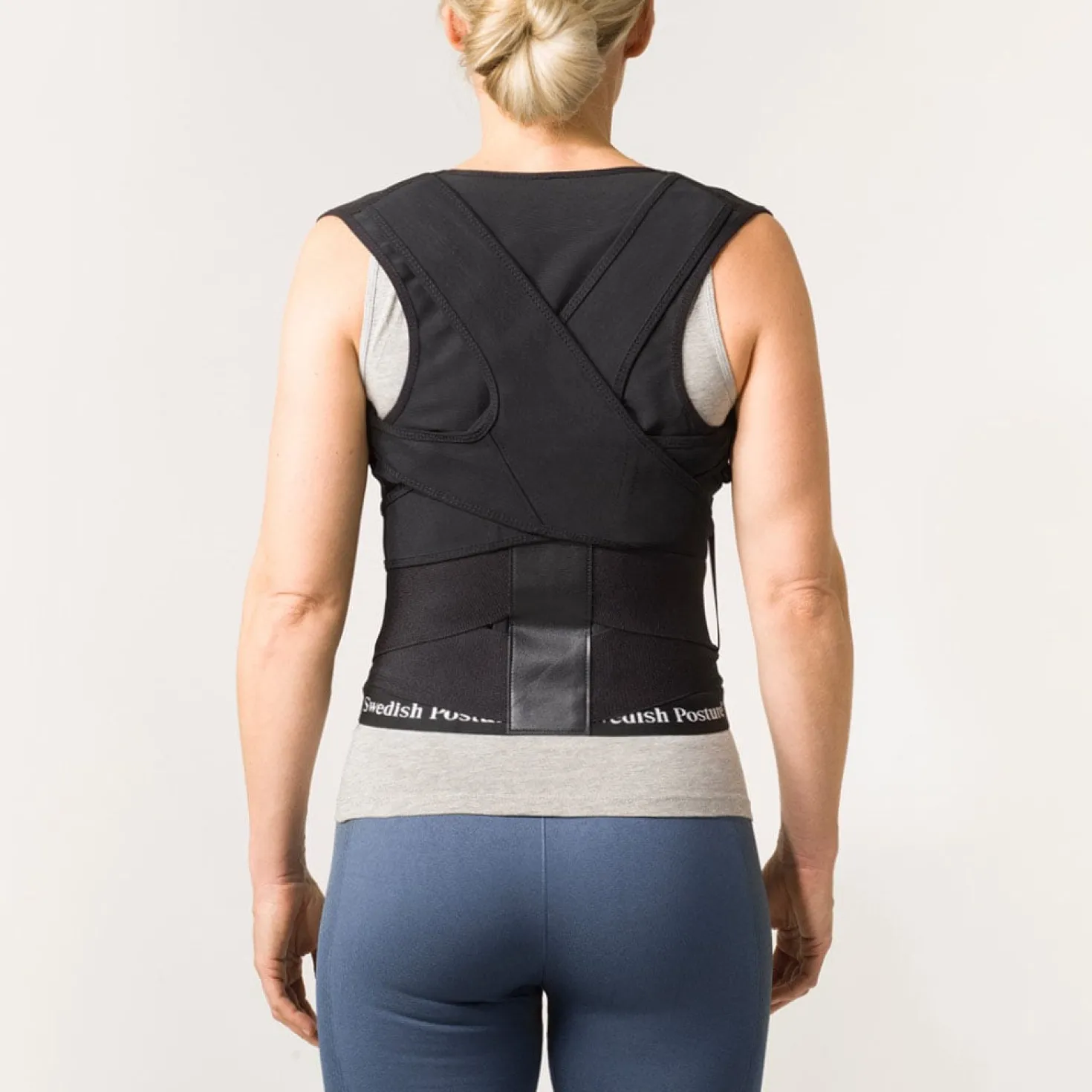Hållningsväst SWEDISH POSTURE Position, stöd länd och bröstrygg, XS