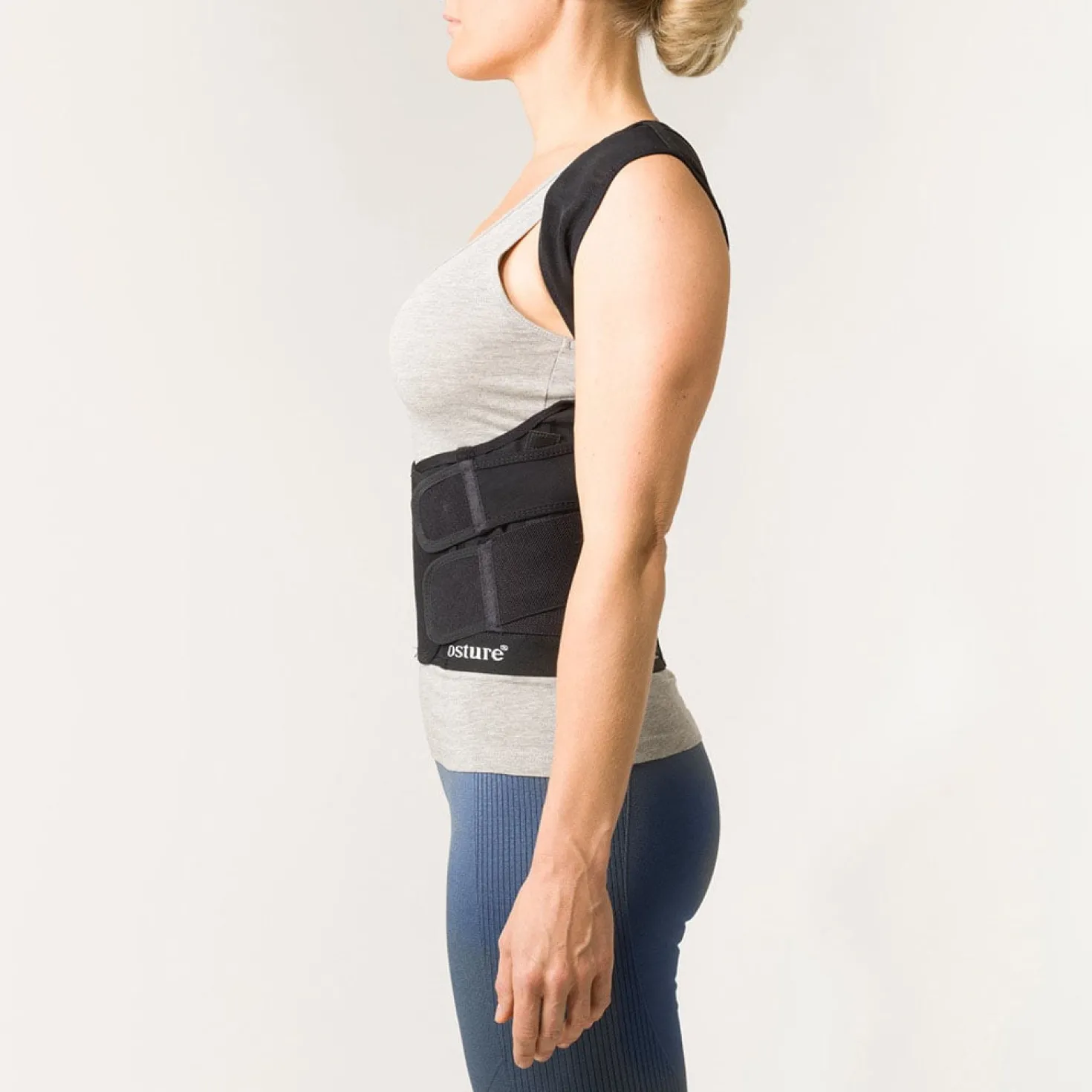 Hållningsväst SWEDISH POSTURE Position, stöd länd och bröstrygg, XS