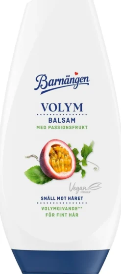 Hårbalsam Barnängen Volym, vegansk, passionfrukt, 250 ml