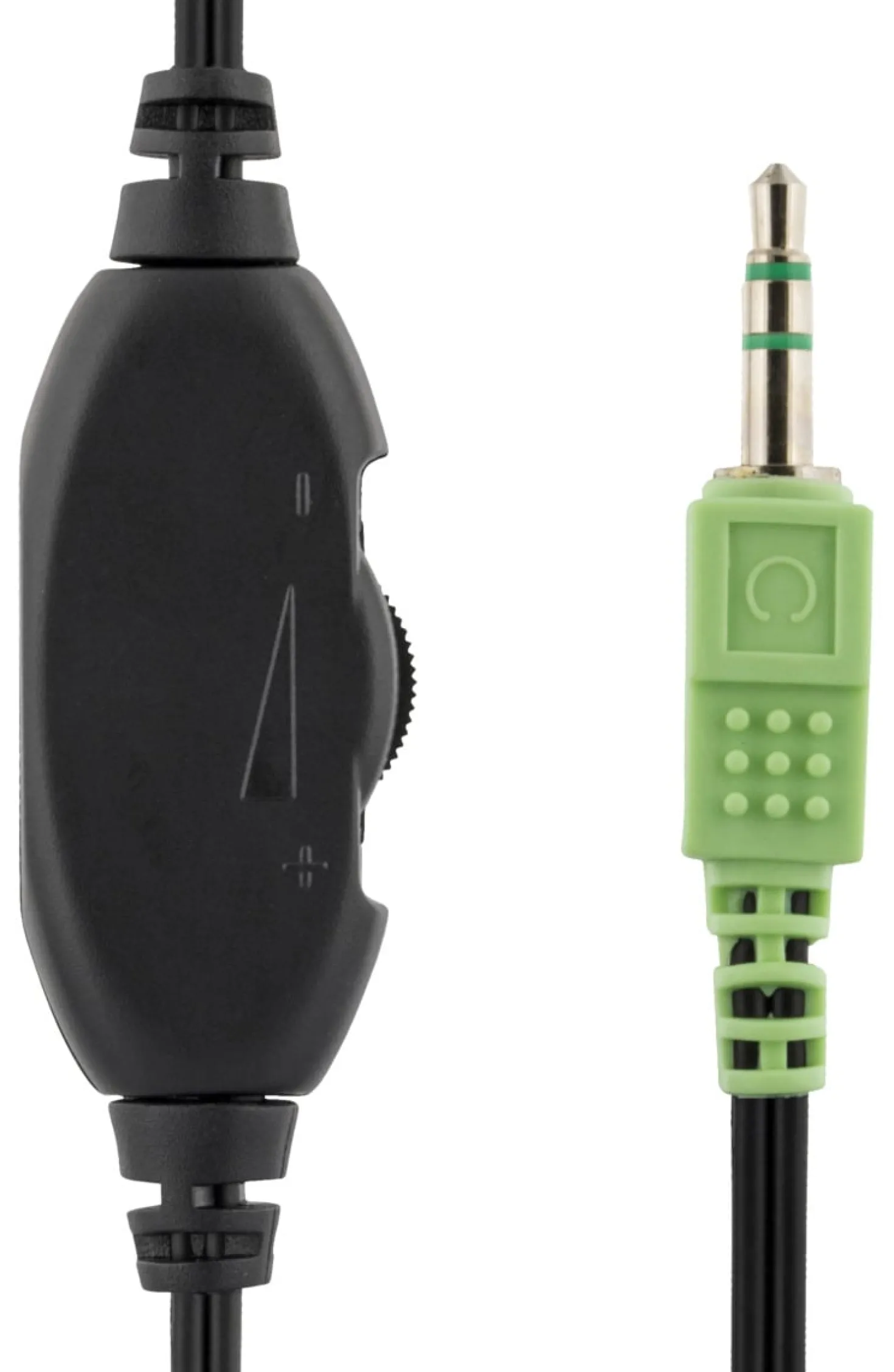 Hörlurar Deltaco KAB-HL-6 On-ear, volymkontroll, 2,2m kabel