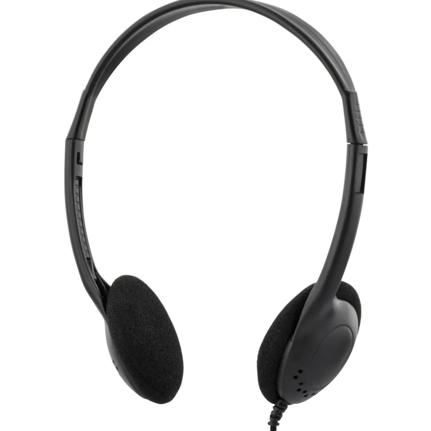 Hörlurar Deltaco KAB-HL-27, volymkontroll, 3,5 mm, 2m kabel
