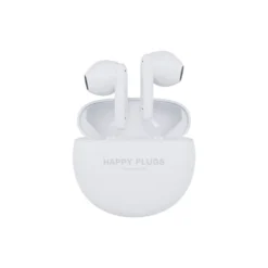 Hörlurar Happy Plugs Joy Lite In-Ear, trådlösa, Bluetooth 5.3, vit