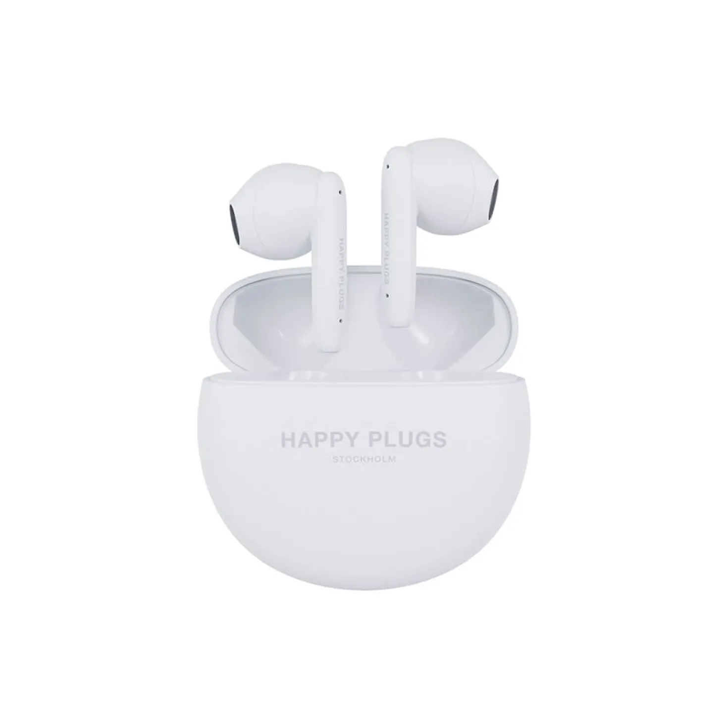 Hörlurar Happy Plugs Joy Lite In-Ear, trådlösa, Bluetooth 5.3, vit
