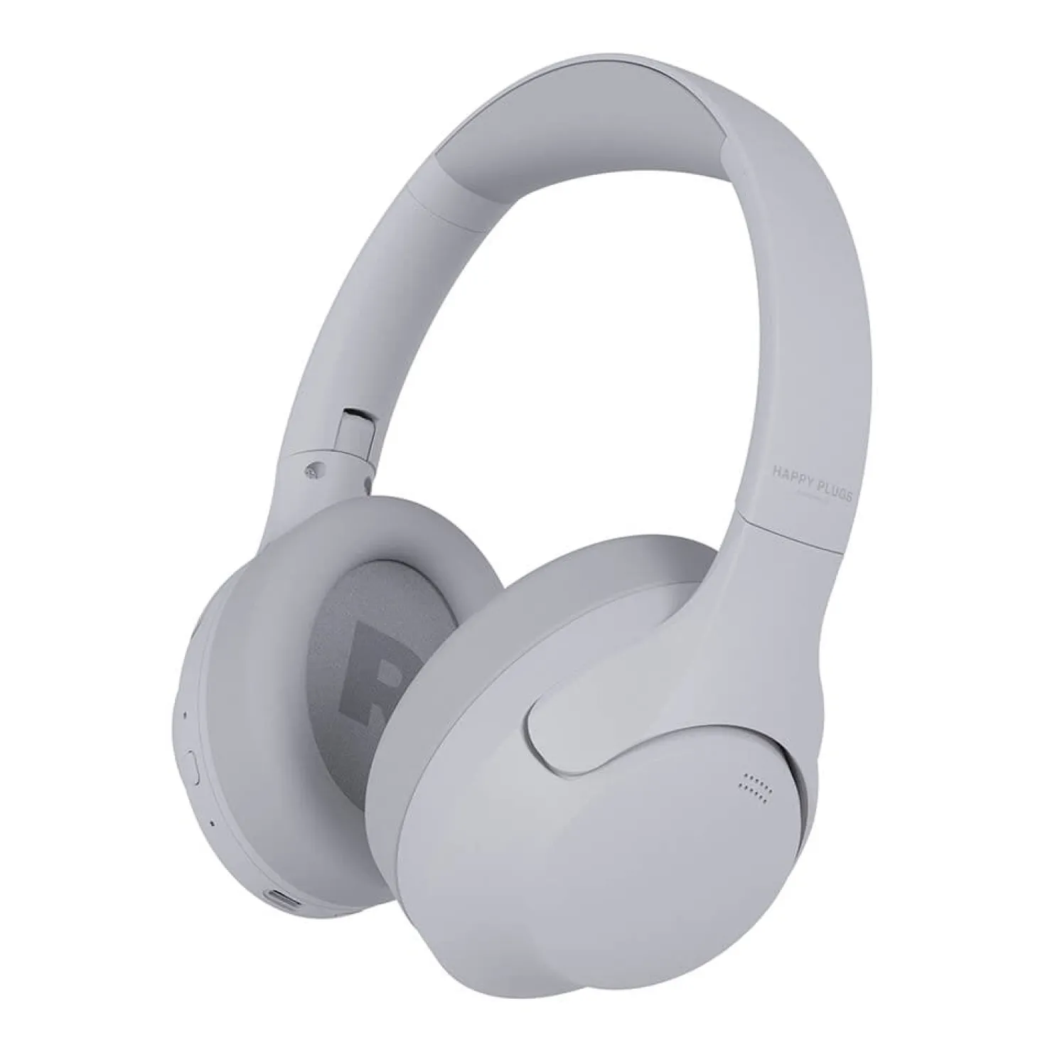 Hörlurar Happy Plugs Play Pro ANC Over-Ear, trådlös, vit