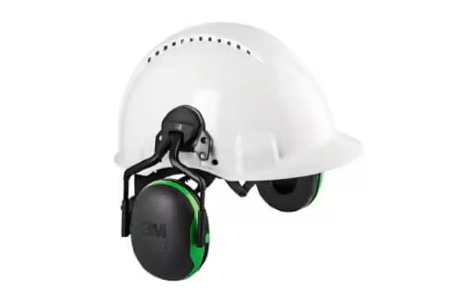 Hörselkåpa 3M Peltor X1P3 Hjälmfäste, 26 dB, svart/grön