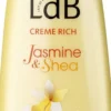 Hudlotion LdB Crème Rich Jasmine & Shea, torr hud, 250 ml