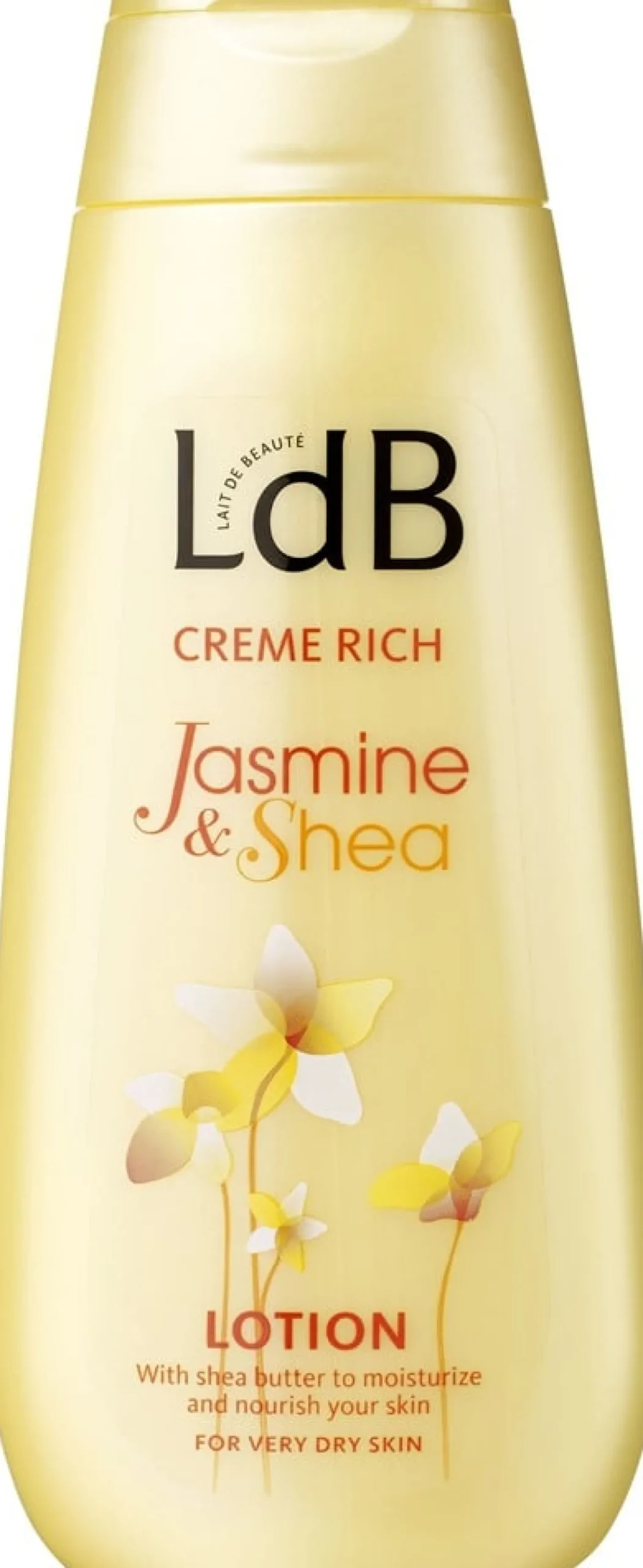 Hudlotion LdB Crème Rich Jasmine & Shea, torr hud, 250 ml