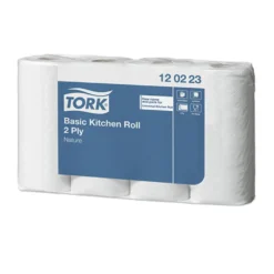 Hushållspapper Tork Basic, 2-lagers, 26m, 32 rullar