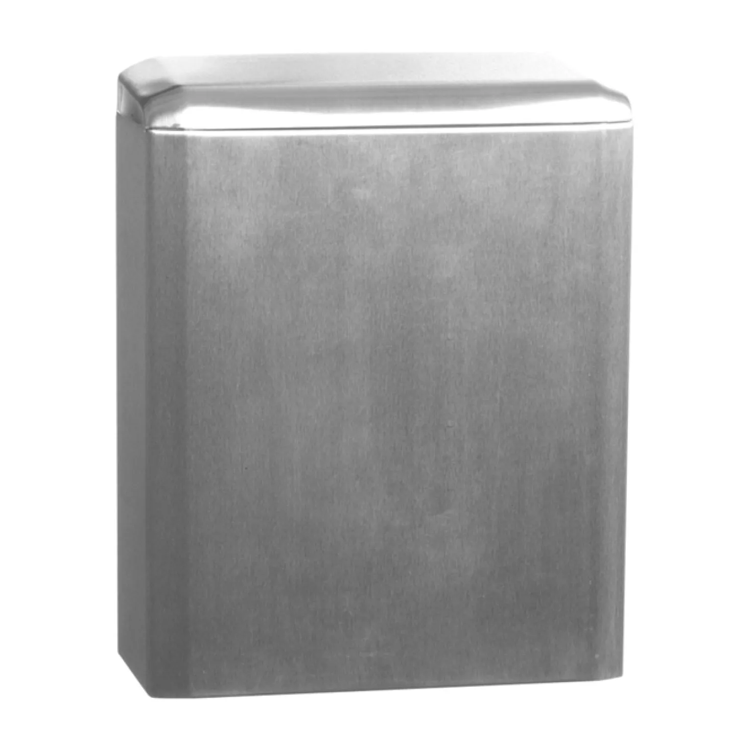 Hygienhållare Katrin Rostfri, väggmonterad, 6 liter, silver