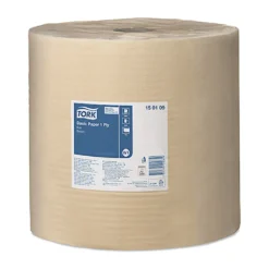 Industritorkpapper Tork W1 Basic Brun, 33cm x 1000m, 1-lager
